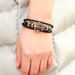 Fashion Anchor Leather Handmade Woven Multi-layer Men's Rope Bracelet_ipsvogv.com