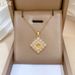 Pearl 【 】 Cross Light Luxury Charm Gorgeous Full Diamond Necklace Women's Versatile Clavicle Titanium Steel Chain 【 】_ipsvogv.com