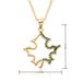 Korean Style Leaf Pendant Necklace - Micro Inlaid Zircon Round Necklace For Women, Simple & Versatile Summer Jewelry, INS Fashion Minimalist Design_ipsvogv.com