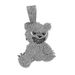 Jewelry Set Unisex Hip Hop Cuban Chain Fashion Full Diamond Bear Pendant Necklace_ipsvogv.com