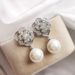 Cao Shi Rose Pearl Earrings, Women's Mountain Camellia, Lady Princess Jewelry, Fashionable And Elegant Style_ipsvogv.com