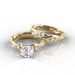 Sanjie New Fried Dough Twists Set Women's Fashion Twisted Diamond Engagement Wedding Ring_ipsvogv.com