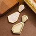 Live Streaming Fashion Irregular Geometric Acrylic For Women With A Sense Of Light Luxury, Fashionable Silver Needle_ipsvogv.com