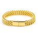 Men's Jewelry High End Style Domineering And Fashionable Double Piece Polished Bracelet Does Not Fade K Gold Plated Titanium Steel Jewelry_ipsvogv.com
