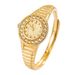 New Clock Watch, Couple Niche Design, Simple Open-ended Ring, 520 Valentine's Day Gift_ipsvogv.com