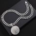 Hip Hop Alloy Letter Imbcak Pendant For Men, Street Cuban Chain Adorned With Diamonds, Basketball Necklace_ipsvogv.com