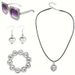 1970S Disco Mirror Ball Necklace Earrings Bracelet Headband Sequin Headband Square Frame Crystal Sunglasses_ipsvogv.com