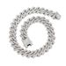 Hip Hop New 20mm Chain High End Dominant Square Cuban Necklace Men's_ipsvogv.com