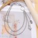 Fashion Trend Personalized Skull Ghost Hand Pendant Double Layer Heavy Metal Chain Male Female Same Style Halloween_ipsvogv.com