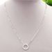 Small ring clavicle chain pendant women's simple short Joker necklace fashion sweet Japanese Korean Accessories Wholesale_ipsvogv.com