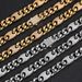 Hip Hop Hip Hop Street Rap Cuban Chain Pig Nose Micro Inlaid Zircon Texture Light Luxury Bracelet Necklace Set_ipsvogv.com