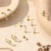 Unisex Hot Selling Simple Fashion Personality Love Moon Shape Earrings Inlaid Zircon Earrings Ladies Earrings Six Piece Set_ipsvogv.com