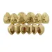 YOUNGX Top Bottom Maple Leaves Pattern Tooth Caps Braces Hip Hop Glossy Teeth Grillz For Women Men Jewelry Dental_ipsvogv.com