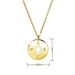 Copper Gold Plated Diamond Six Pointed Star Necklace Female Sterling Silver Trendy Internet Celebrity Douyin Same Style Compass Lucky Clavicle Chain_ipsvogv.com