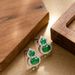 China-Chic New Chinese Style Diamond Inlaid Jade Calabash Fulu Female Niche Personality Senior Silver Needle_ipsvogv.com