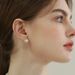 Brushed ball earrings for women, simple and elegant earrings, autumn and winter design, earrings_ipsvogv.com