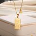 New Stainless Steel 12 Constellation Gold Plated With Brass Pendant For Wealthy Men And Women Couple Necklace_ipsvogv.com
