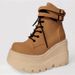 Women's Shoes thick bottom colorful high top short boots large size women's boots_ipsvogv.com