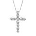 Moissanite Cross Necklace For Men And Women Cross Full Diamond Clavicle Necklace Hip Hop Simple Trend Diamond Pendant_ipsvogv.com