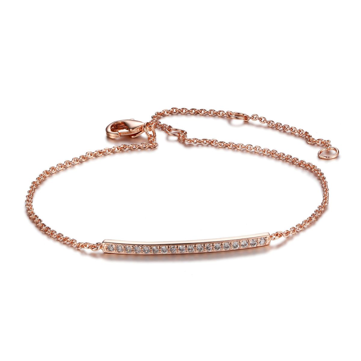 Unisex bracelet for women, rose gold plated bow versatile chain bracelet, hot selling jewelry_ipsvogv.com