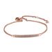 Unisex bracelet for women, rose gold plated bow versatile chain bracelet, hot selling jewelry_ipsvogv.com