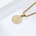 St. Benedict the Exorcist stainless steel necklace men and women titanium steel round coin pendant_ipsvogv.com
