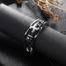 Korean Version Of Instagram New Fashionable Leather Rope Student Multi-layer Simple Men's Bracelet, Couple Personality_ipsvogv.com