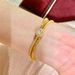 Fashionable And Exquisite Zircon Brushed Winding Bracelet, Women's Fashion, Light Luxury, High-end Temperament,_ipsvogv.com