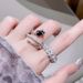 celebrity Super Internet Cool Personalized And Style, Light Luxury Diamond Studded Zircon Series Ring, Niche Design, Style, Ring, Design,_ipsvogv.com