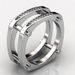 Jewelry Creative Gold Plated Diamond Set Fashion Men's And Women's Ring_ipsvogv.com