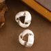 Fashionable Minimalist Frosted Brushed Geometric Triangle With Female Niche Temperament, Versatile And High-end Silver_ipsvogv.com