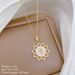Star 【 】 Cross Stone Light Luxury Charm Gorgeous Full Diamond Necklace Women's Versatile Clavicle Titanium Steel Chain 【 】_ipsvogv.com