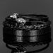 Bangles Bracelet Viking Wolf Three Piece Set Stainless Steel Wire Braided Rope Roman Numeral Bracelet_ipsvogv.com