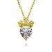 Crown Love Necklace For Girls Light Luxury Niche Design High End New Clavicle Chain Strong Chain Summer Gift_ipsvogv.com