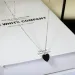 Womens Summer New Love Heart Pendant Necklaces Jewelry Korean Cute Sweet Designer Double Side Short Link Chains Choker_ipsvogv.com