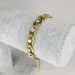 Latest High Quality Gold Plated Stainless Steel Jewelry Crystal Zircon Link Chain Bracelet B212228_ipsvogv.com