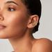 Brass Real Gold Electroplating French Simple Versatile Ear Clip Female Twisted Plain Ring No Ear Piercing Ear Clip Ear Jewelry Ins Style_ipsvogv.com