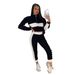 Women's Clothing Long Sleeve Fashion Casual Suit Color Matching Style _ipsvogv.com