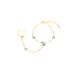 Women’s Jewelry Set Fashion New Product Niche Design Colorful Love Back Bracelet Girls Ring Bracelet Integrated Stainless Steel Gold Plated Bracelet_ipsvogv.com