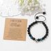 Men's Football Bracelet - Handwoven Volcanic & Zebra Stone Beads (World Cup Fan Gift)_ipsvogv.com
