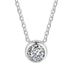 Mosang Stone S Pure Silver Round Bubble Necklace Women's Pendant Japanese Korean Simple and Fashionable Explosive_ipsvogv.com