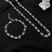 Fashionable Men's Personality Circle Ring Ins Style Design Titanium Steel Hip Hop Retro Hand Jewelry Men's Splicing Knot Chain Bracelet_ipsvogv.com