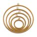 Stainless Large Pendant, Titanium Steel Golden Circle Welding Ring, DIY Jewelry Accessories, Earrings, Handcrafted_ipsvogv.com