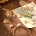 Natural Pearl Flower Necklace Oil Painting Series Summer New Products Necklace High End Niche Clothing Accessories_ipsvogv.com