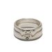 Unique Cute Cat And Dog Pair Couple's Finger Female Niche Design Adjustable Opening Ring_ipsvogv.com