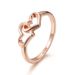 Creative jewelry, romantic love jewelry, simple platinum plated couple rings_ipsvogv.com