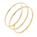 Simple Hollow Three-Layer Metal Arm Ring Personalized Geometric Hip-Hop Punk Niche Arm Bracelet Opening Adjustable Body Chain_ipsvogv.com