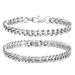 Stainless Cuban Figaro Bracelet Set Fashion Gold-Plated Personality Versatile Titanium Steel Unisex Jewelry_ipsvogv.com