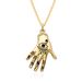 Women’s Jewelry Set Fashion Hot Selling Jewelry Clavicle Chain Colored Zircon Eye Pendant Devil Eye Necklace_ipsvogv.com