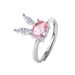 Live Streaming Hot Selling Personality Niche Zircon Adjustable Opening Korean Version Trendy Index Finger Ring Women's_ipsvogv.com